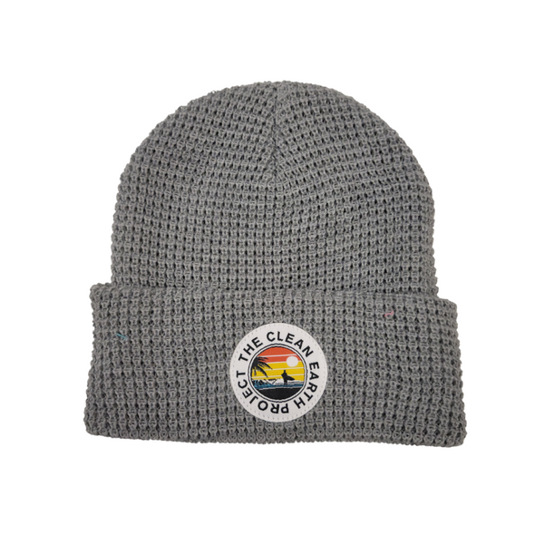 Winter Clean 100% bottle recycled Surfer knit The waffle Earth from water Project Beanie